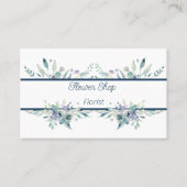 Waterverf Flowers Florist Shop Visitekaartje (Voorkant)