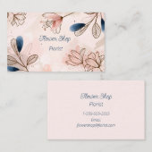 Waterverf Flowers Florist Shop Visitekaartje (Voorkant / Achterkant)