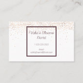 Waterverf Flowers Florist Shop Visitekaartje (Achterkant)