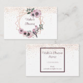 Waterverf Flowers Florist Shop Visitekaartje (Voorkant / Achterkant)