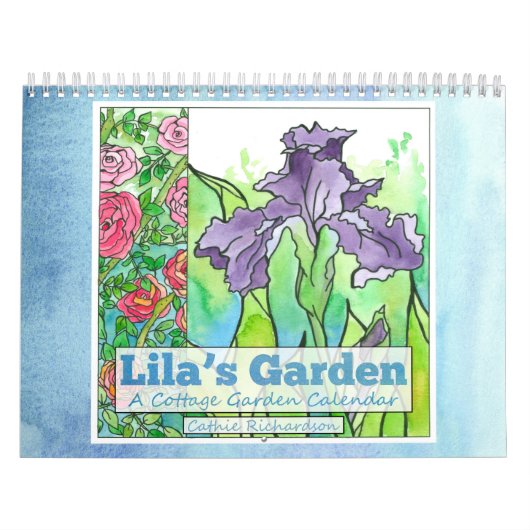 Waterverf Flowers Garden Agenda Kalender (Hoes)