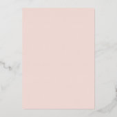 Waterverf Flowers Garden Vrijgezellenfeest Folie Uitnodiging (Achterkant)