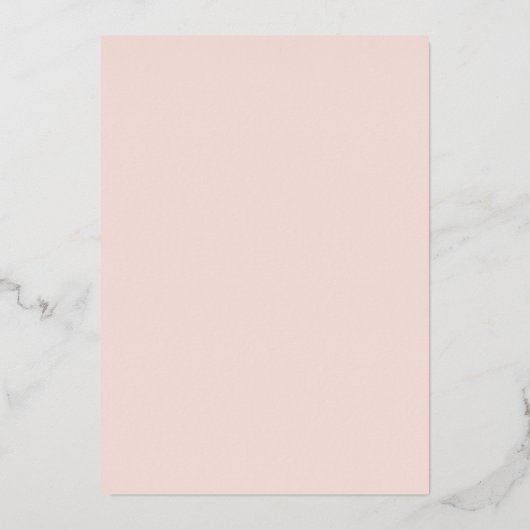  Waterverf Flowers Garden Vrijgezellenfeest Folie Uitnodiging (Achterkant)