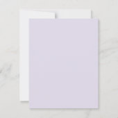 Waterverf Flowers Gepersonaliseerde Flat Note Kaar Notitiekaartje (Achterkant)