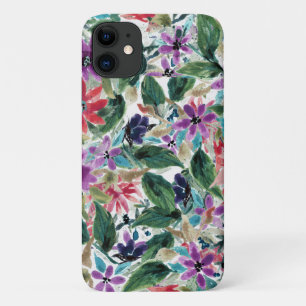 Waterverf Flowers   Handbedekte paardebloemen Case-Mate iPhone Case
