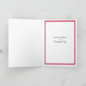 Waterverf Flowers Happy Birthday Kaart (Binnen)