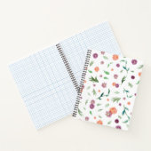 Waterverf Flowers Journal voor reizen en notities Notitieboek (Binnen)