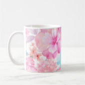 Waterverf Flowers Koffiemok (Links)
