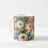  Waterverf Flowers Koffiemok (Voorkant links)