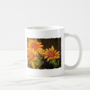 Waterverf Flowers Koffiemok