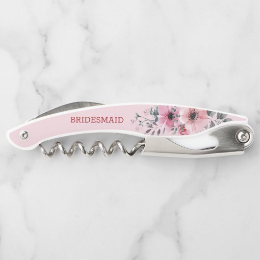 Waterverf Flowers Kurkentrekker (Achterkant)