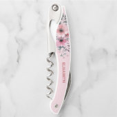 Waterverf Flowers Kurkentrekker (Voorkant)