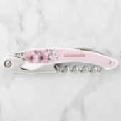 Waterverf Flowers Kurkentrekker (Voorkant)