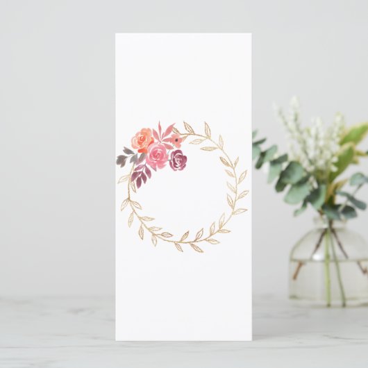 Waterverf Flowers Lijst Waterverf Flowers (Staand voorkant)