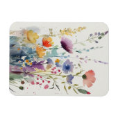 Waterverf Flowers Magneet (Horizontaal)