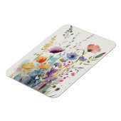 Waterverf Flowers Magneet (Linkerzijde)