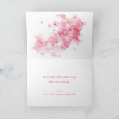Waterverf Flowers Moederdag Feestdagen Kaart (Binnen)
