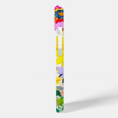 Waterverf Flowers Monogrammed Case-Mate iPhone Case (Achterkant / Links)