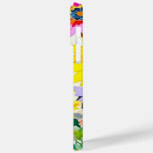 Waterverf Flowers Monogrammed Case-Mate iPhone Case (Achterkant / Links)