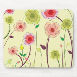 Waterverf Flowers Muismat