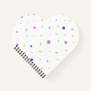 Waterverf Flowers Notitieboek cadeau voor haar