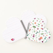 Waterverf Flowers Notitieboek voor reisnotities (Binnen)