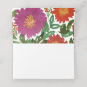 Waterverf Flowers Plaatskaartje (Binnenkant ongevouwen)