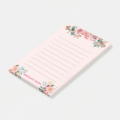 Waterverf Flowers Post-it® Notes (Schuin)