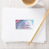 Waterverf Flowers Return Address Labels (Insitu)