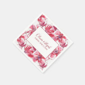 Waterverf Flowers Servet (Hoek)