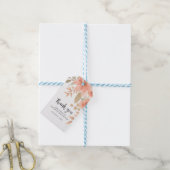  Waterverf Flowers Spring Cadeaulabel (Met Touw)