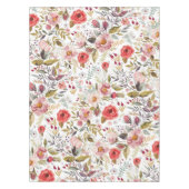 Waterverf Flowers Tablecloth Tafelkleed (Voorkant)