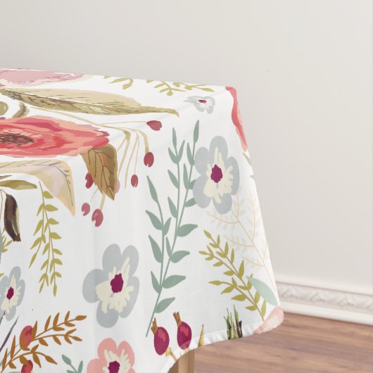 Waterverf Flowers Tablecloth Tafelkleed (Voorbeeld)