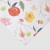 Waterverf Flowers Tissuepapier (Detail)