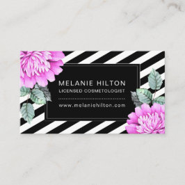 Waterverf Flowers Visitekaartjes