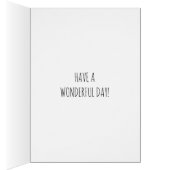 Waterverf Flowers Whimsical Happy Birthday Kaart (Binnen (Rechts))