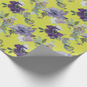 Waterverf Flowers Wrapping Paper Cadeaupapier (Hoek)