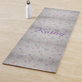 Waterverf Flowers Yogamat
