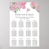 Waterverf Flowers zitgrafiek Poster (Voorkant)