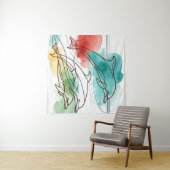 Waterverf fluistert wandkleed (In Situ (horizontaal))