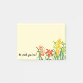 Waterverf fluitende lentevloeren Florentieel ontwe Post-it® Notes (Voorkant)