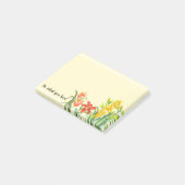 Waterverf fluitende lentevloeren Florentieel ontwe Post-it® Notes (Schuin)