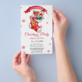 Waterverf Flyer-kerstfeest uitnodiging Flyer (Hand)