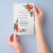 Waterverf Flyer-kerstfeest uitnodiging Flyer (Hand)