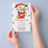 Waterverf Flyer-kerstfeest uitnodiging Flyer (Hand)