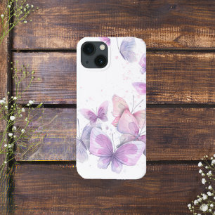 Waterverf Flying Pastel Vlinders Case-Mate iPhone Case