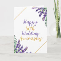 Waterverf Foliage 50ste bruiloft Jubileum