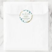 Waterverf Foliage Bruiloft Save the Date Stickers (Tas)
