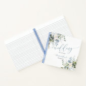 WATERVERF FOLIAGE DUSTY BLUE GUM WEDDING PLANNER NOTITIEBOEK (Binnen)