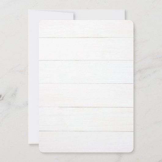 Waterverf Foliage Greenery Memorial Kaart (Achterkant)